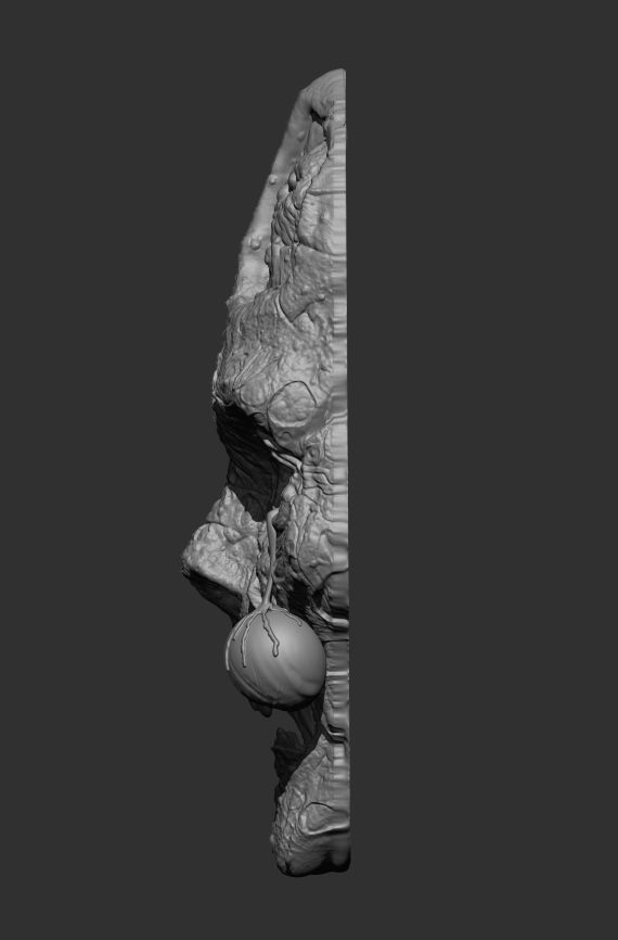 Zombie Wall Decor 3D print model_7
