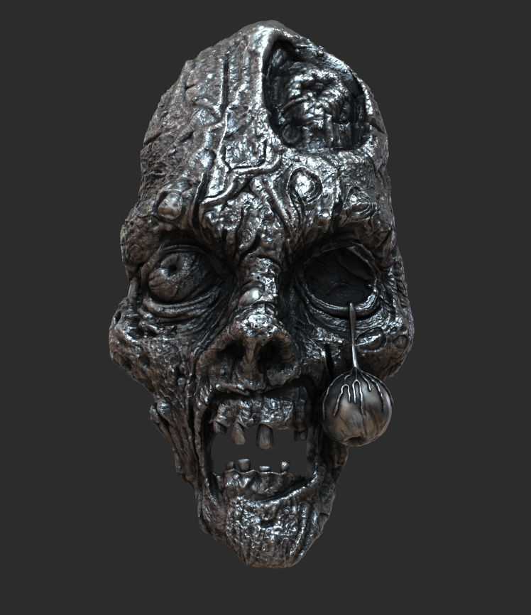 Zombie Wall Decor 3D print model_10