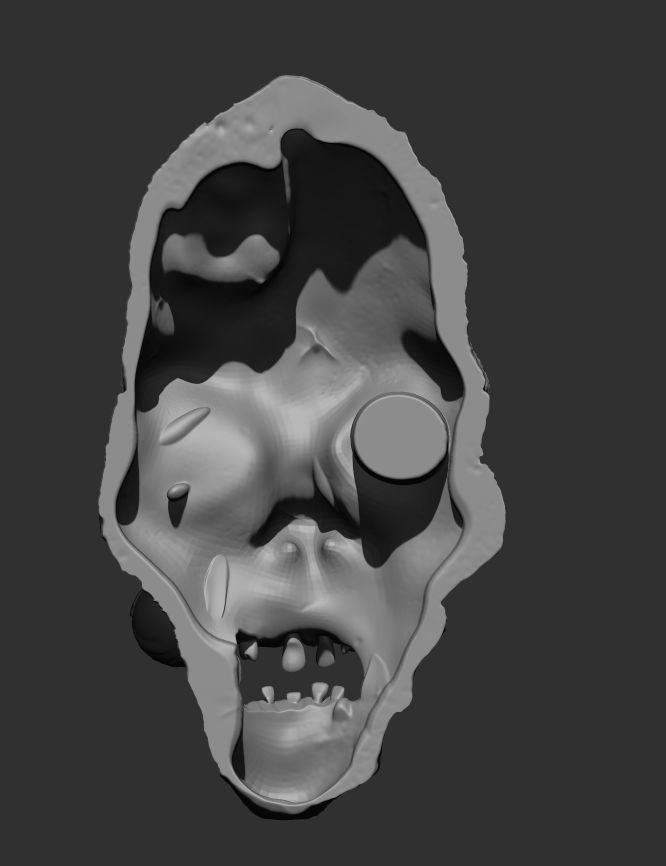 Zombie Wall Decor 3D print model_8