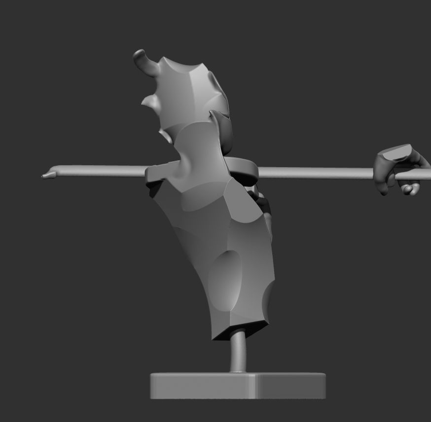 The Violinist 3D print model_7