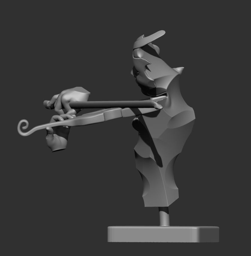 The Violinist 3D print model_8