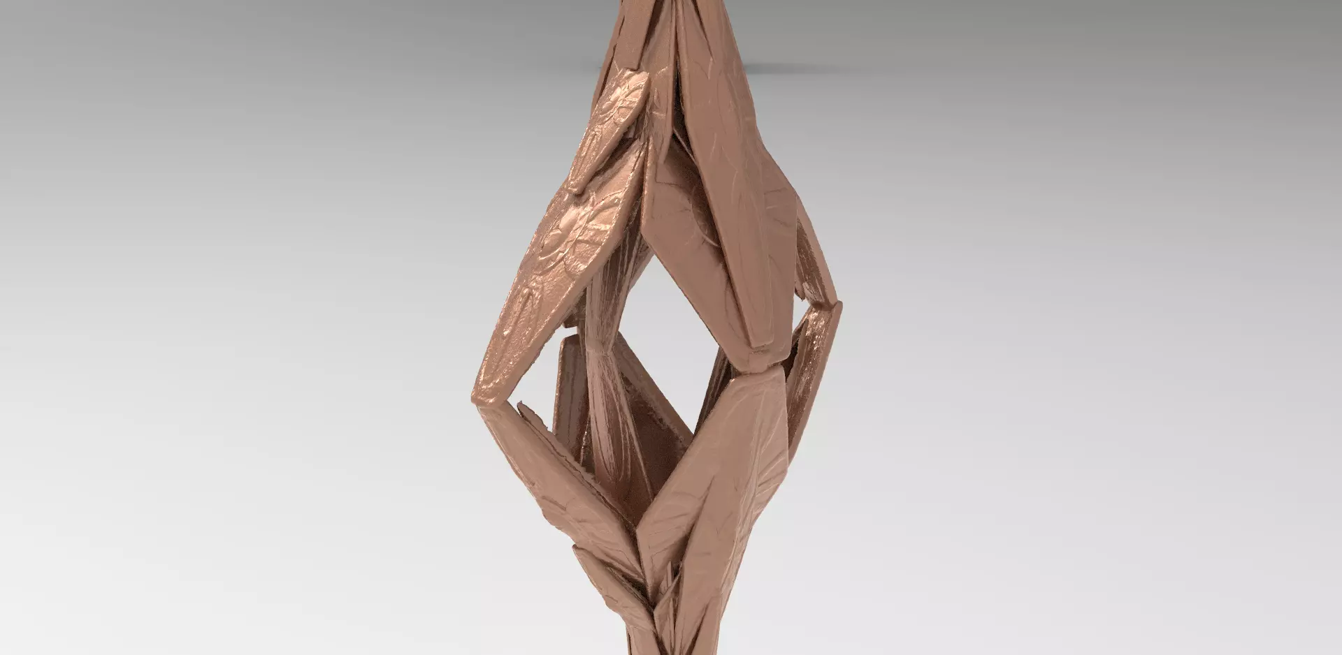 Ancient Egyptian Design Shapes Ship 2 3D model_0