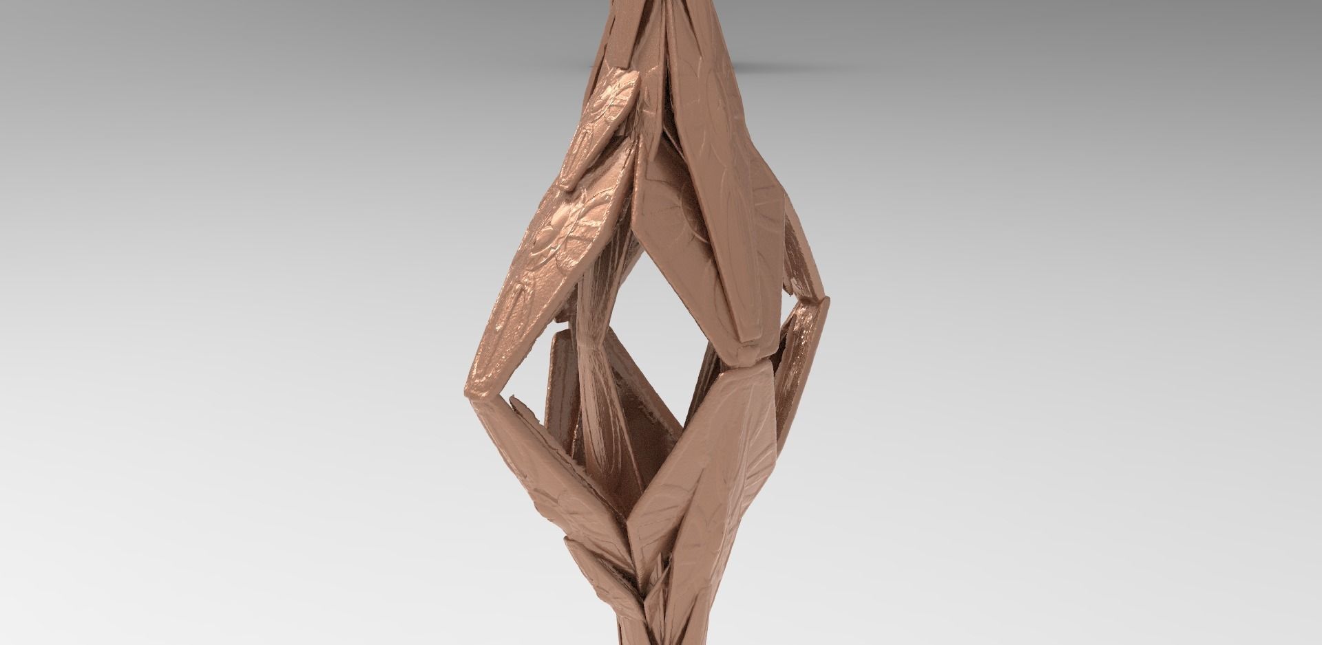 Ancient Egyptian Design Shapes Ship 2 3D model_1