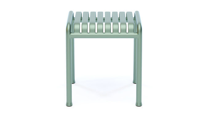Palissade Stool 3D model 5
