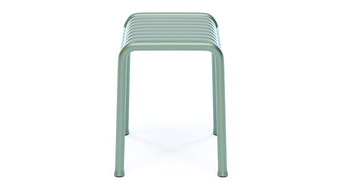 Palissade Stool 3D model 7