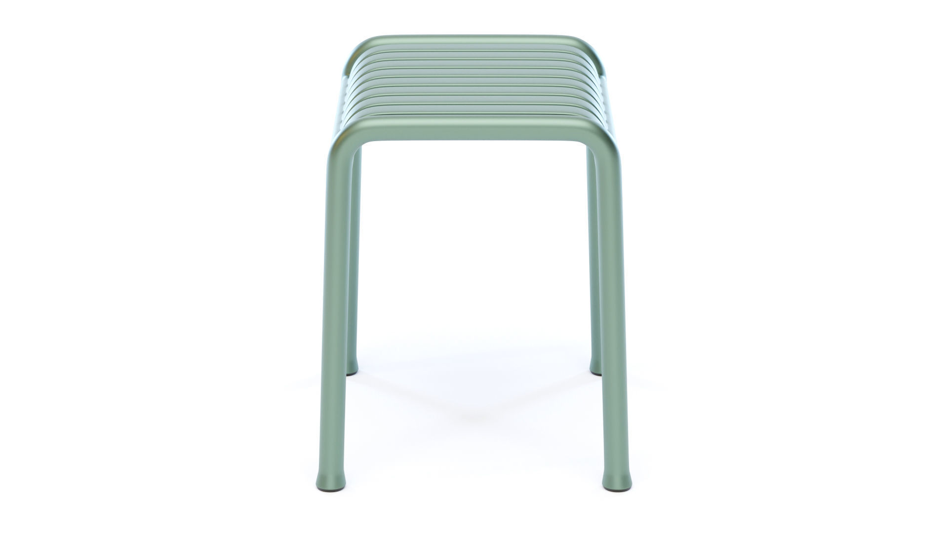 Palissade Stool 3D model_6