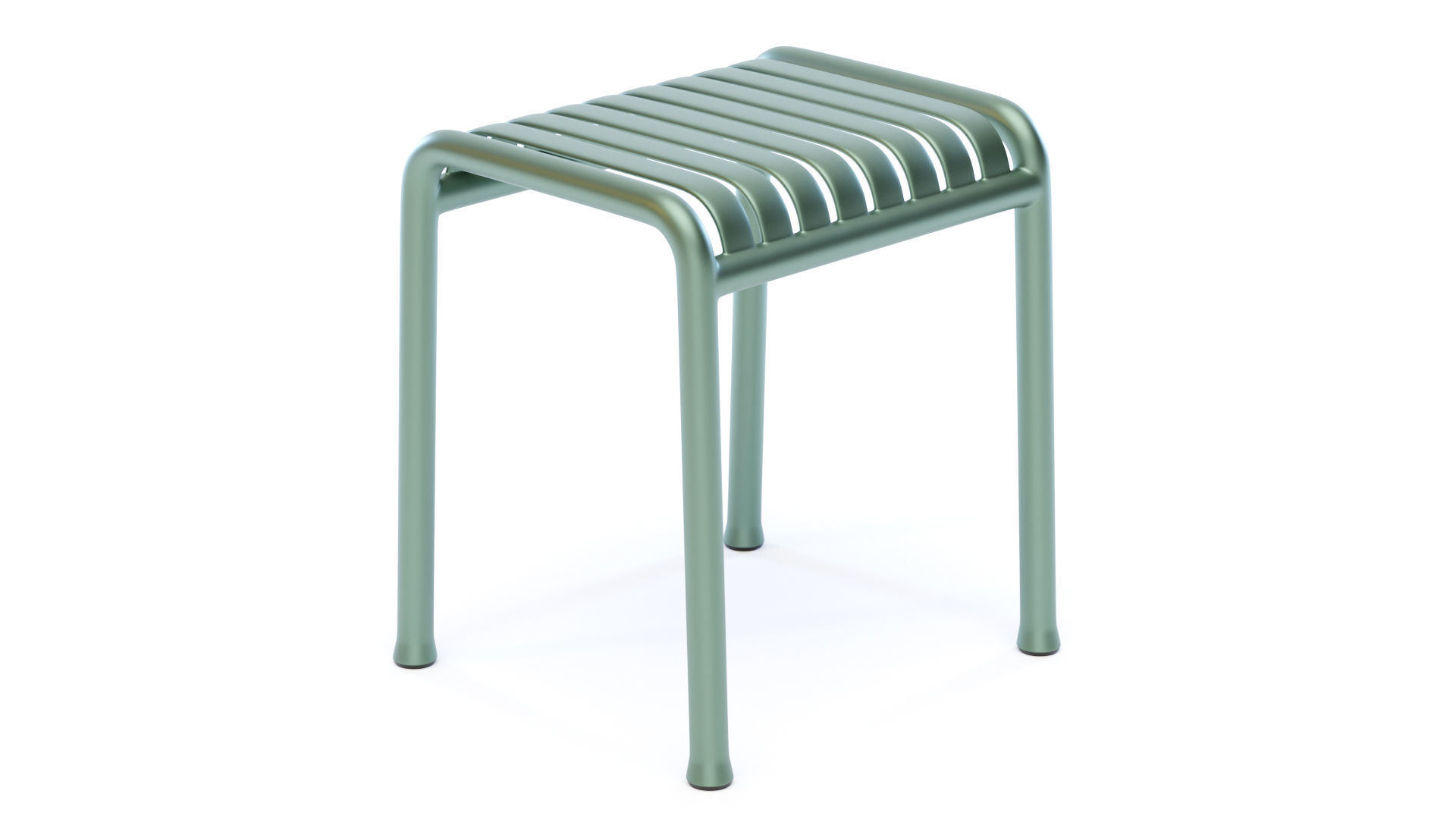 Palissade Stool 3D model_1