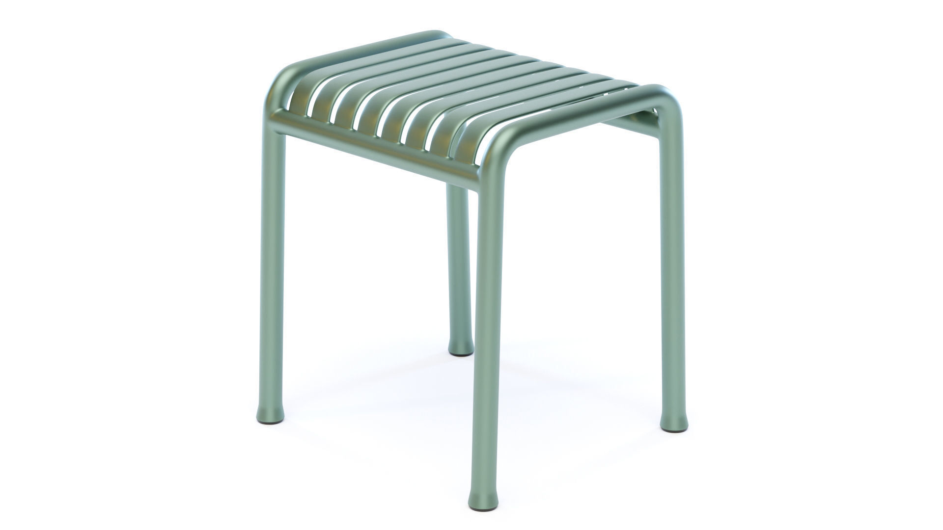 Palissade Stool 3D model_3
