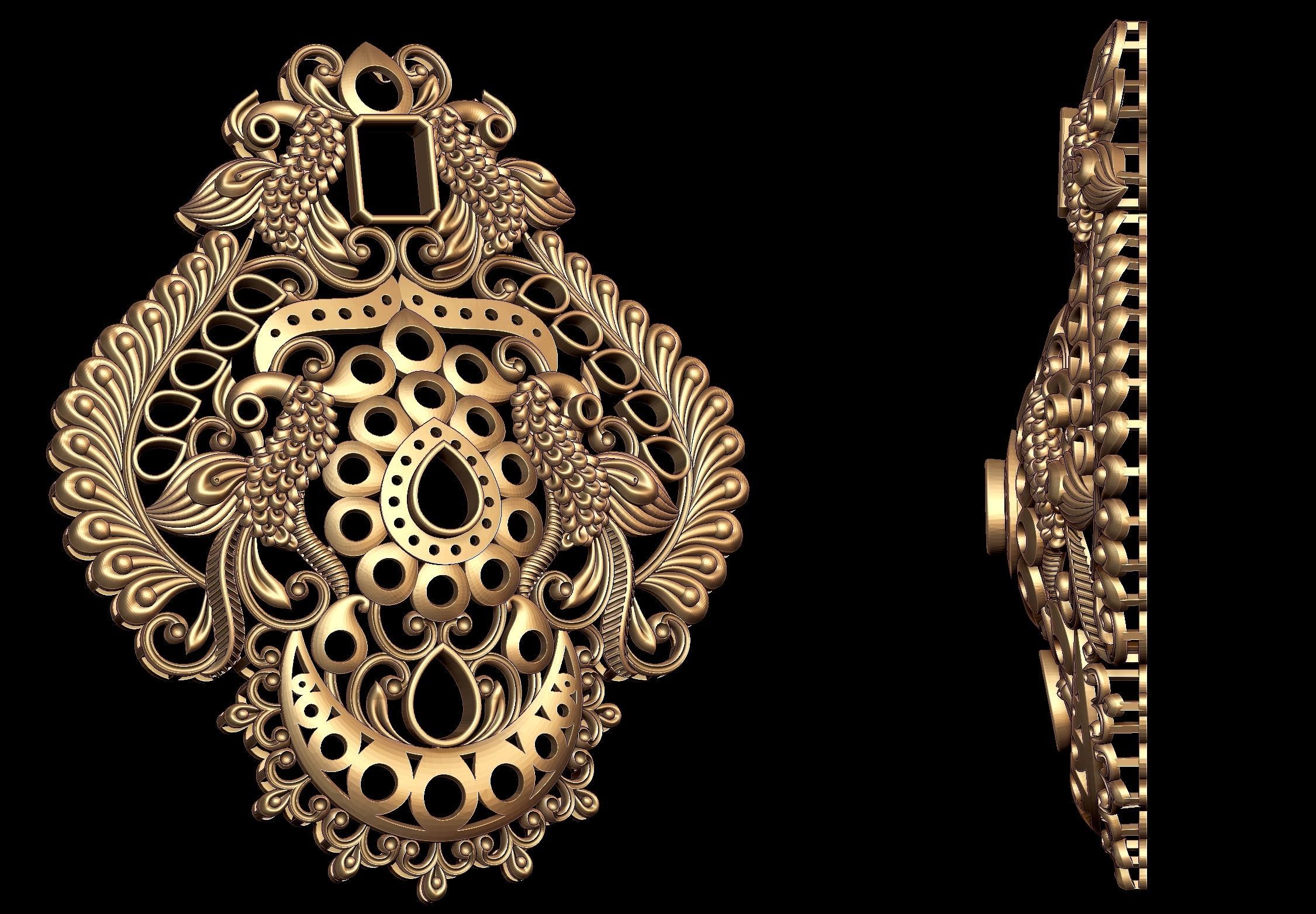 Temple Jewelery 001 3D print model_1