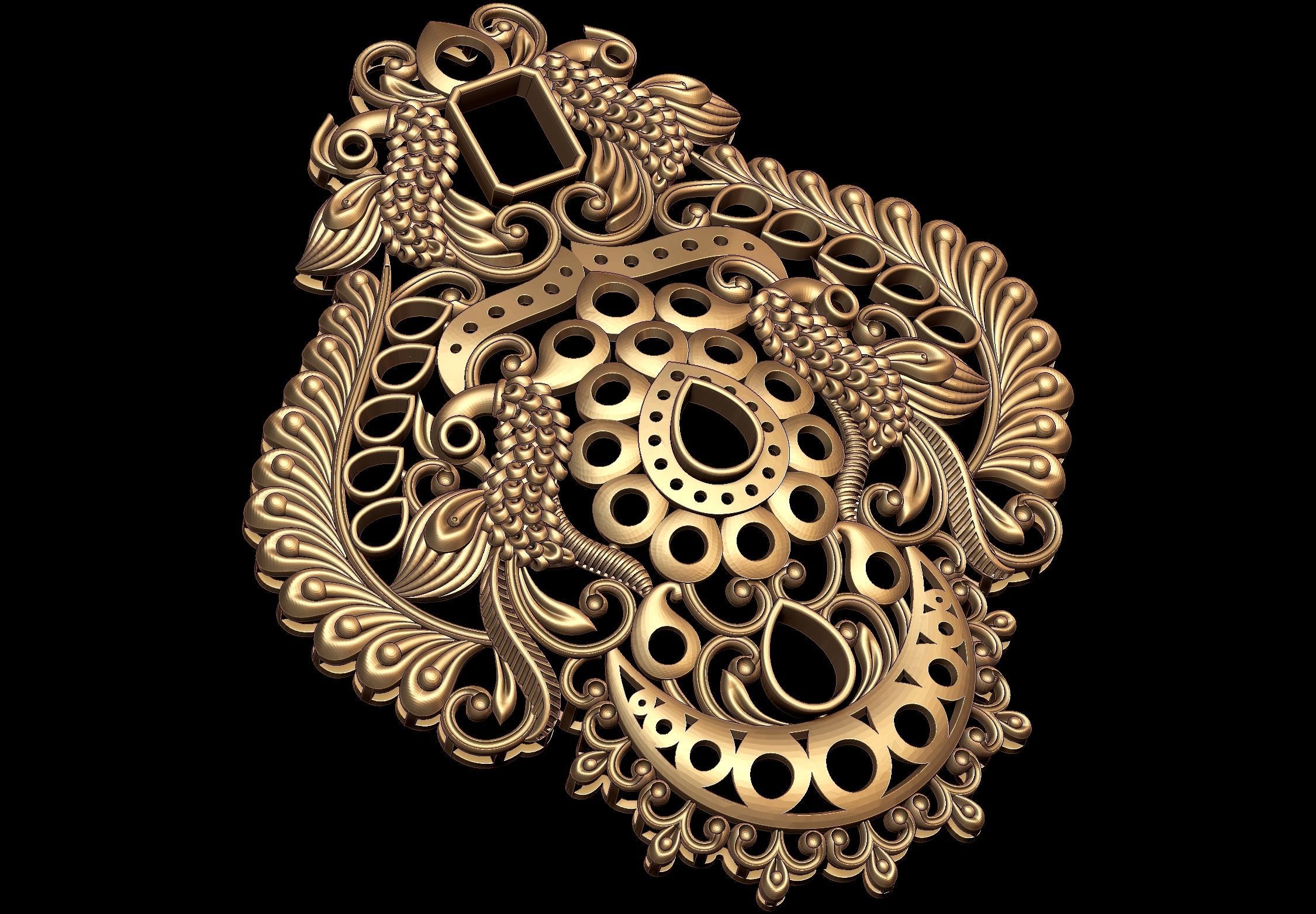 Temple Jewelery 001 3D print model_6