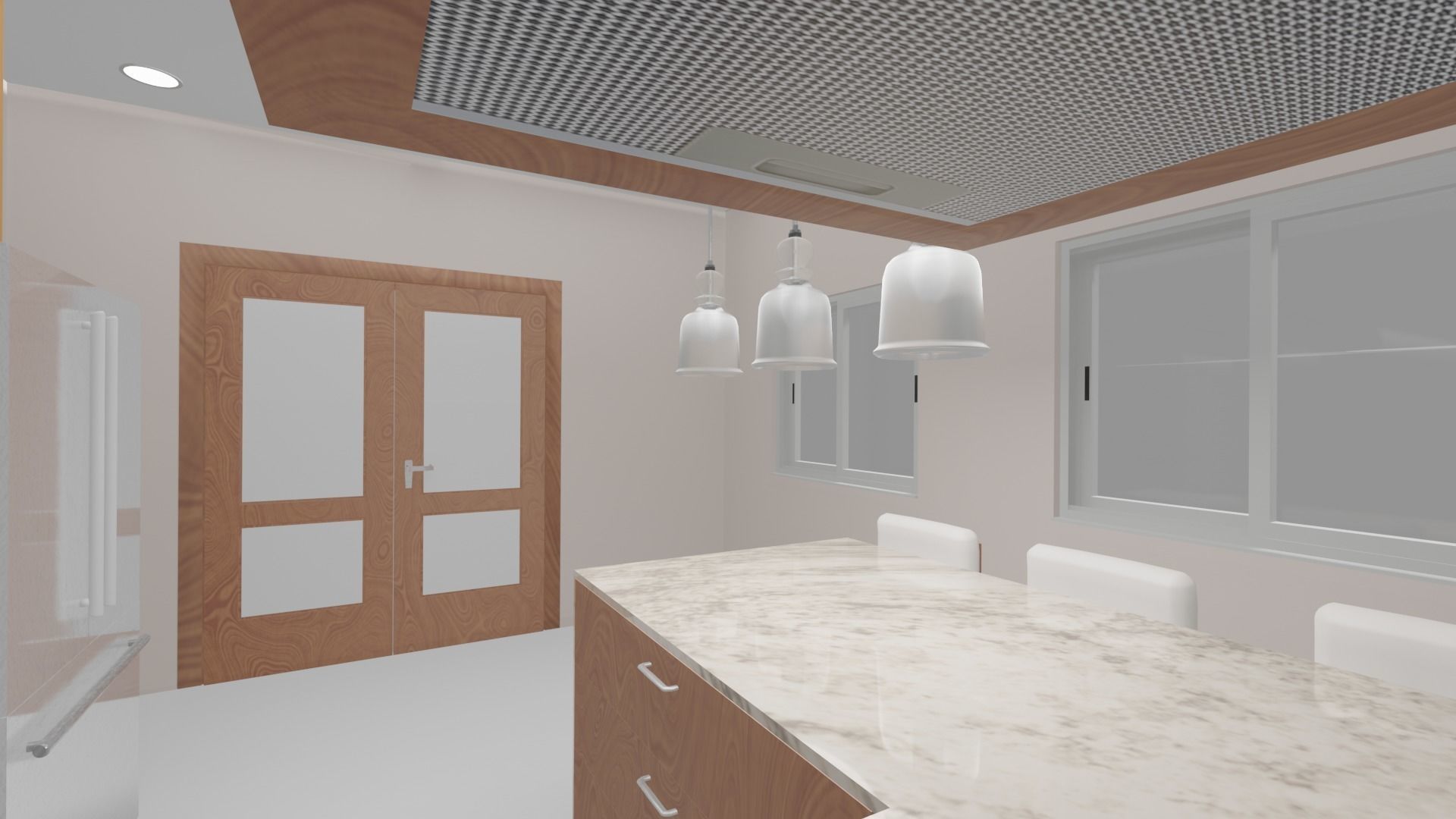 Small Kitchen 3D model_11