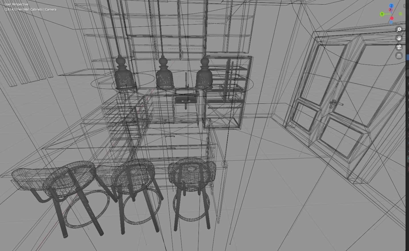 Small Kitchen 3D model_18