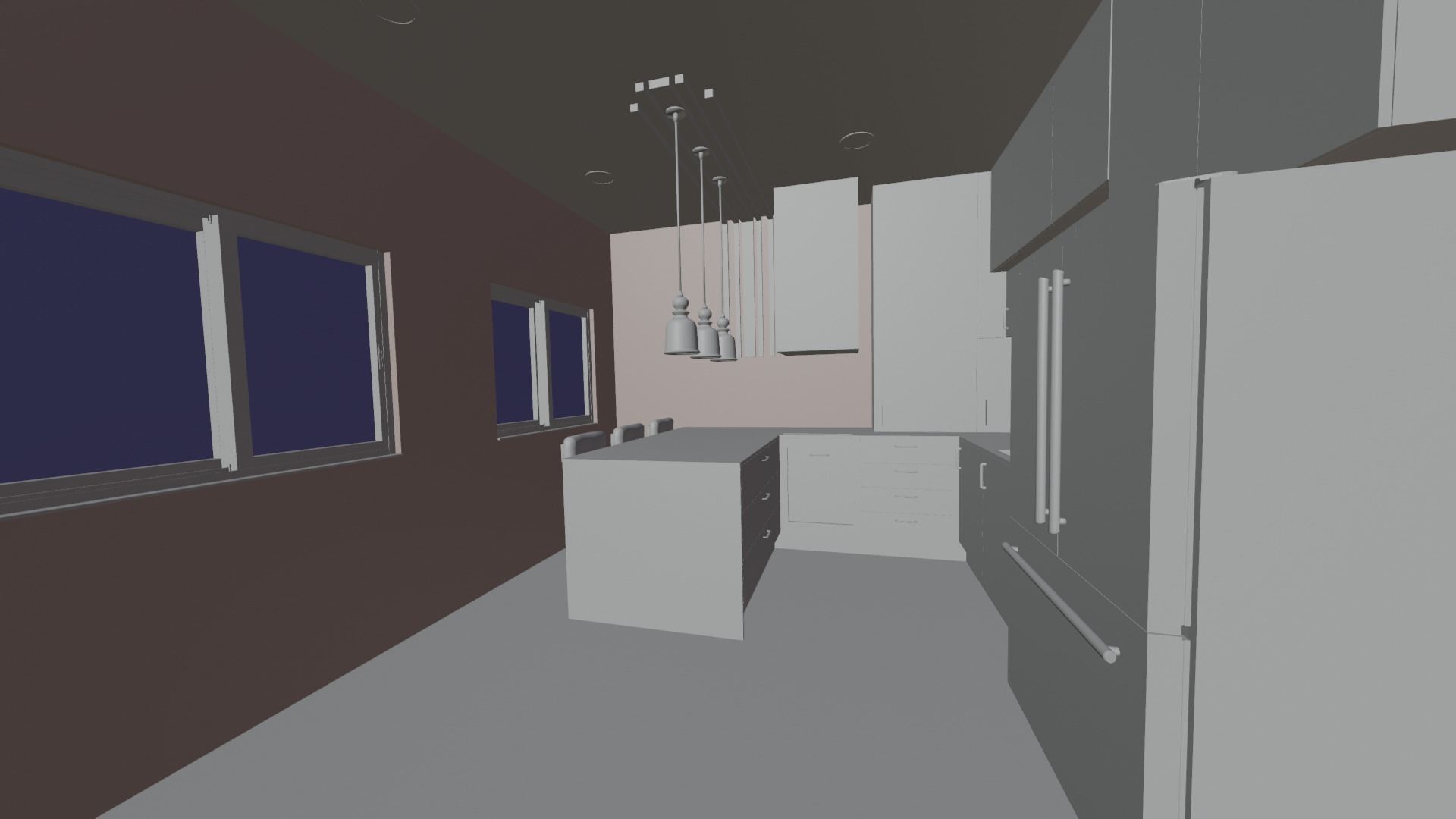 Small Kitchen 3D model_15