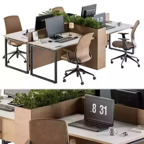 Office Furniture - employee Set 21