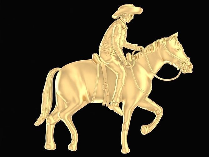 cowboy for jewerly 3160 3D print model