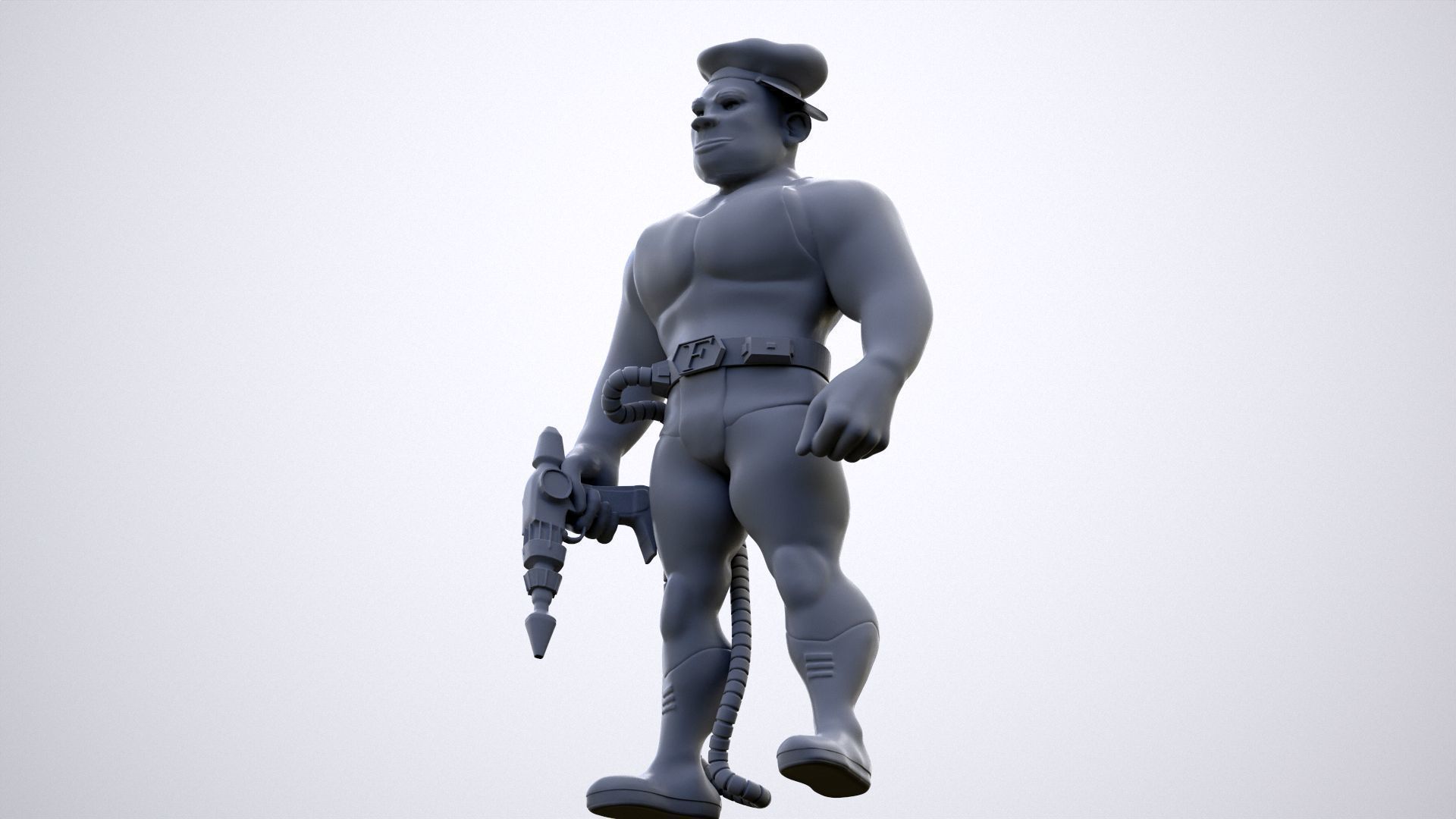 Captain Future - Otto Android - 1978 Printable 3D print model_17