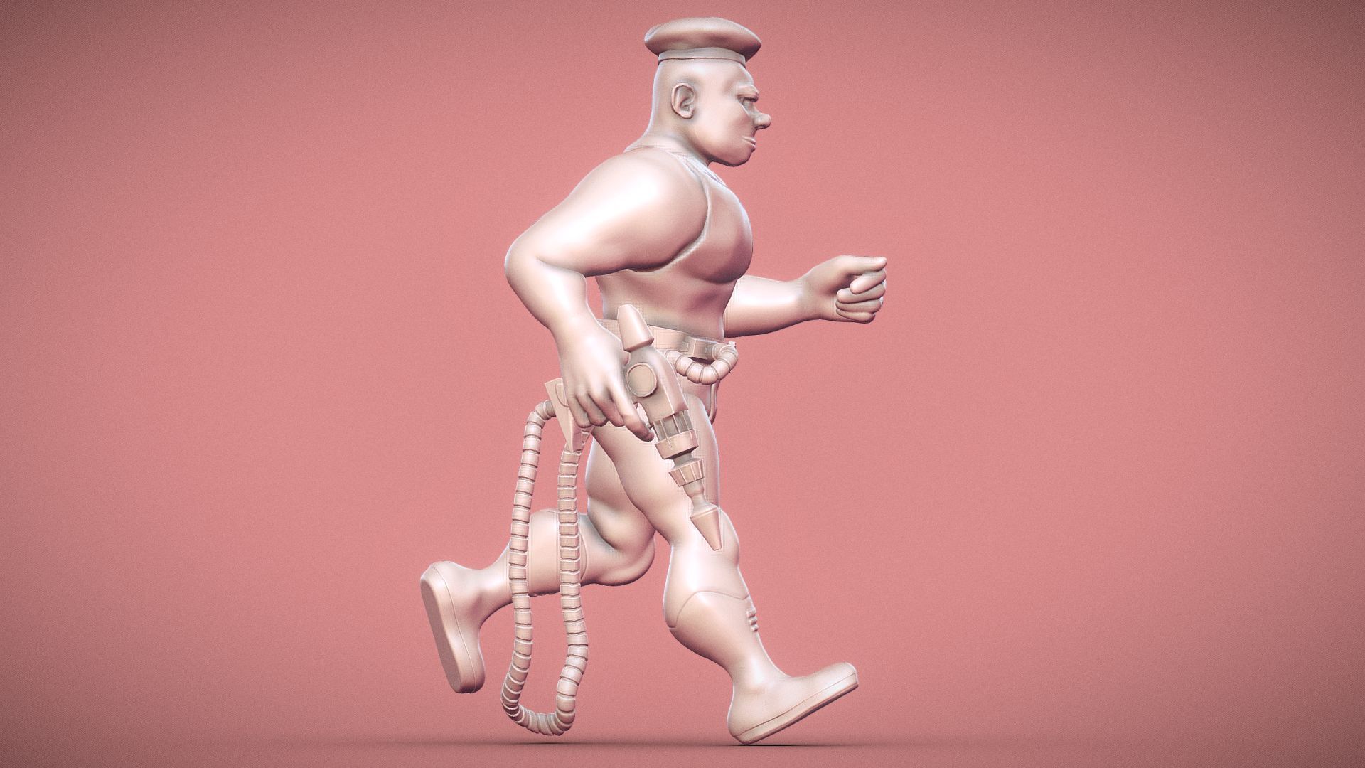 Captain Future - Otto Android - 1978 Printable 3D print model_5