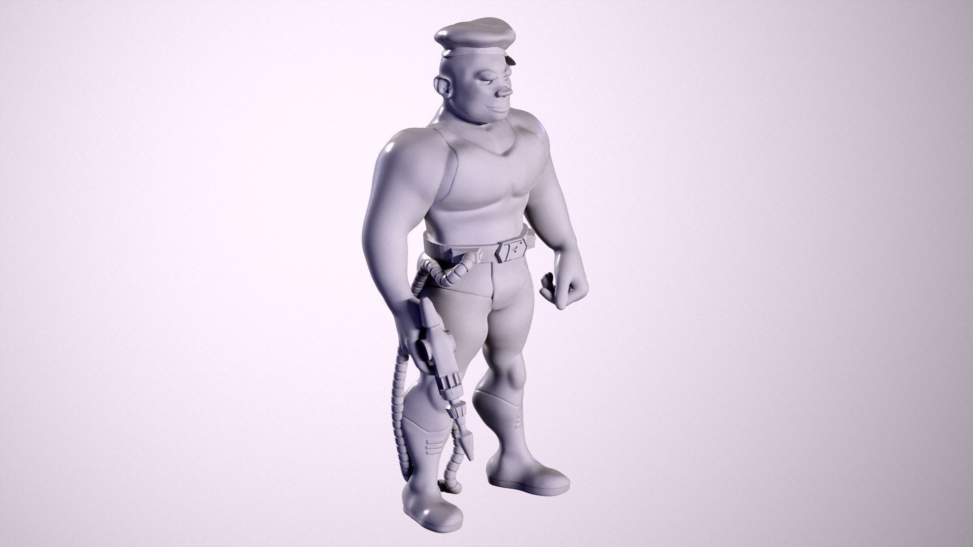 Captain Future - Otto Android - 1978 Printable 3D print model_21