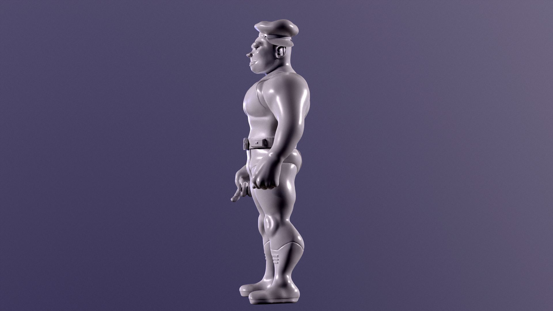 Captain Future - Otto Android - 1978 Printable 3D print model_11