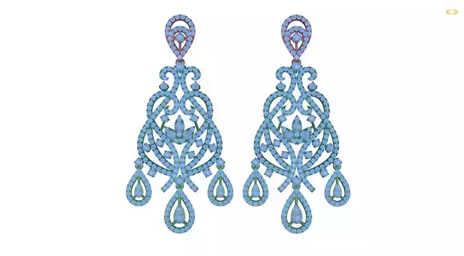 earring pair of earrings with diamonds