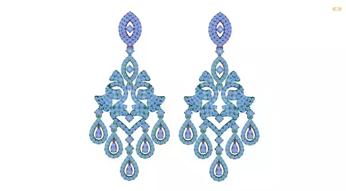 earring pair of earrings with stones