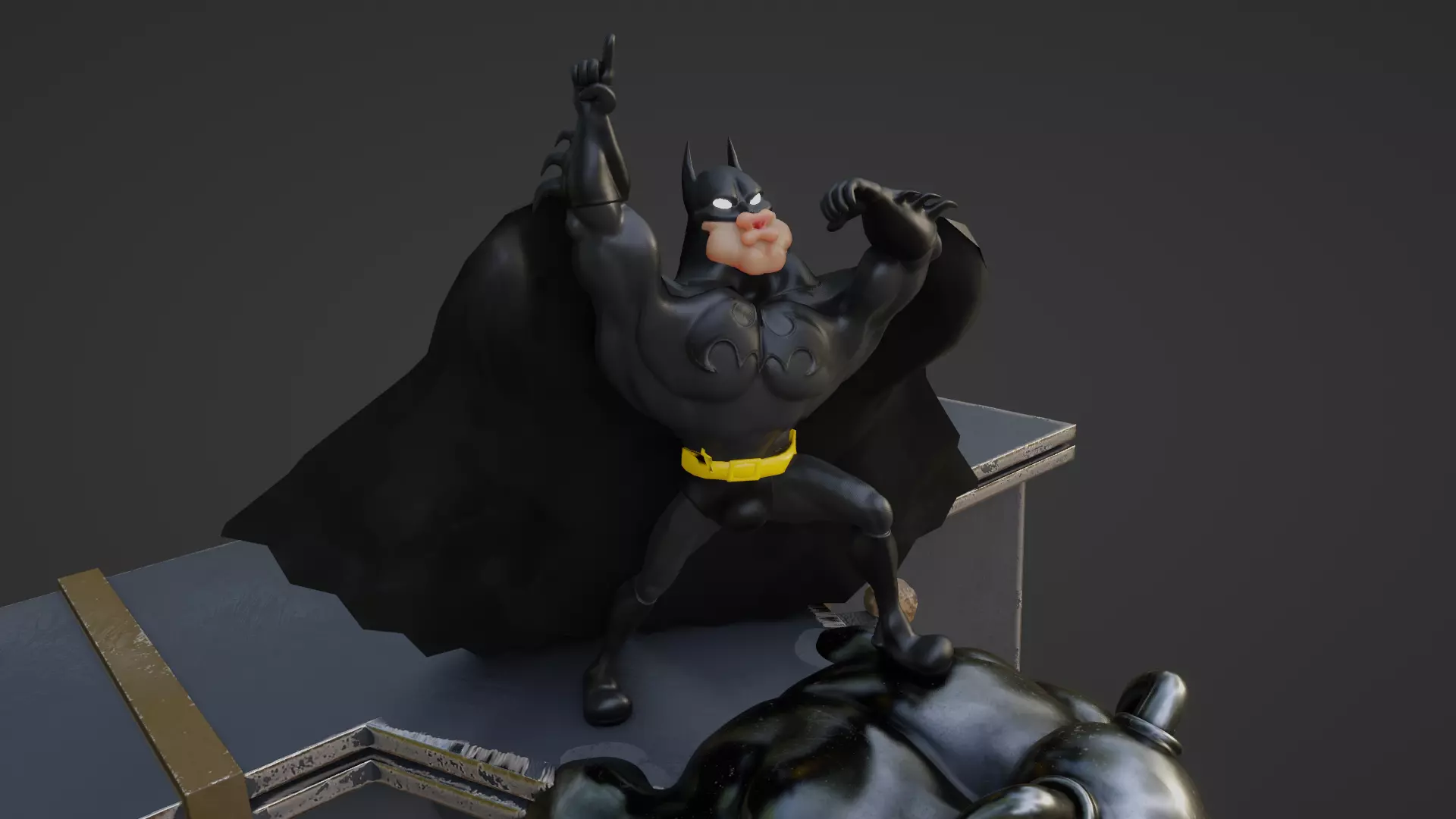 Batman batmetal 3D print model_0