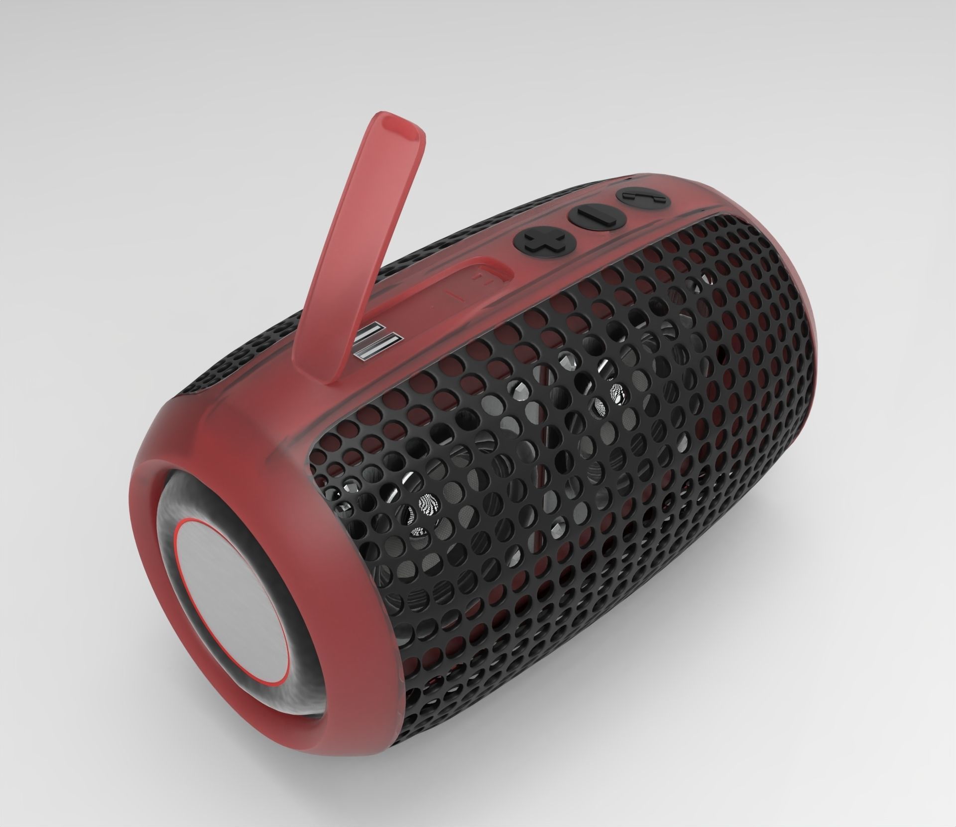 JBL Flip 5 by Harman Bluetooth Speaker 3D model_5