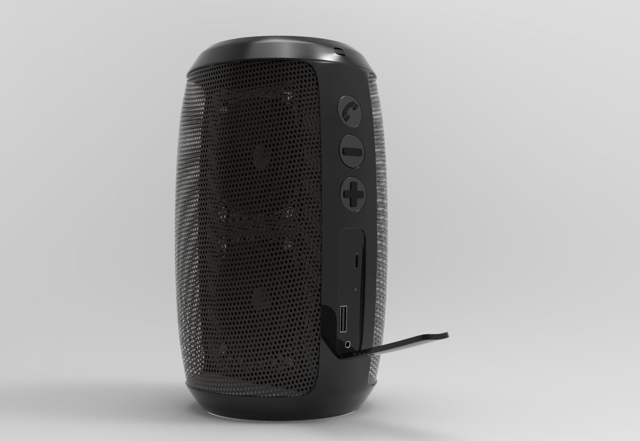 JBL Flip 5 by Harman Bluetooth Speaker 3D model_1