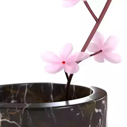 Sakura Marble Decor