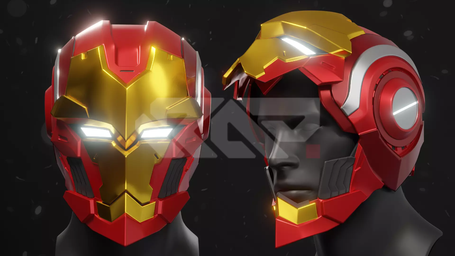 Iron man Tech-on 3D print model_0