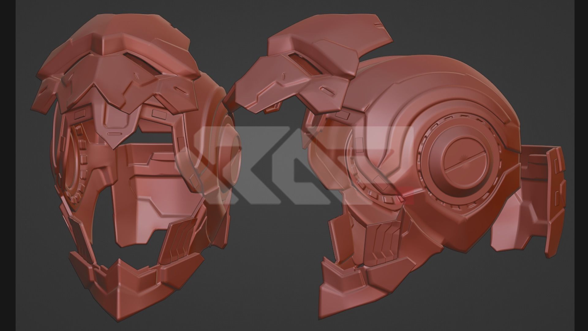 Iron man Tech-on 3D print model_4