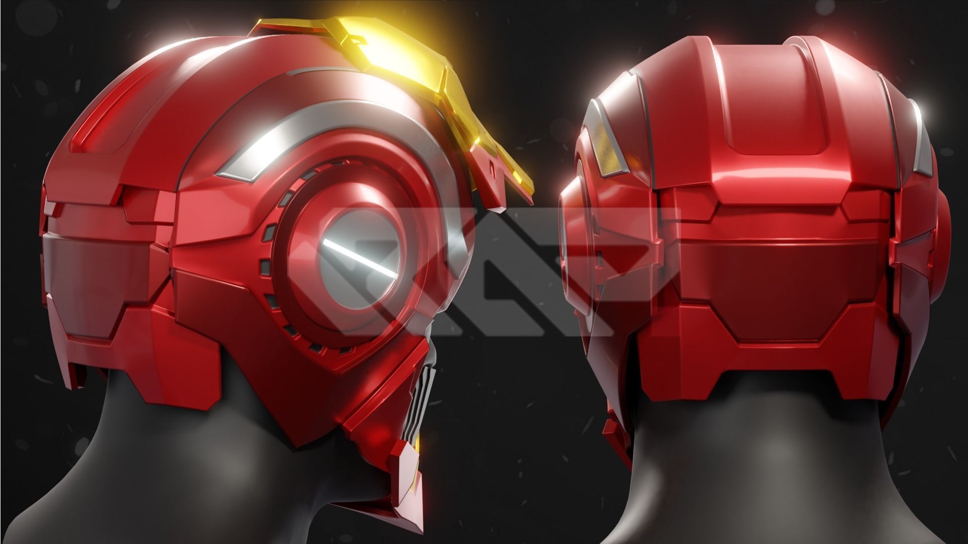 Iron man Tech-on 3D print model_3