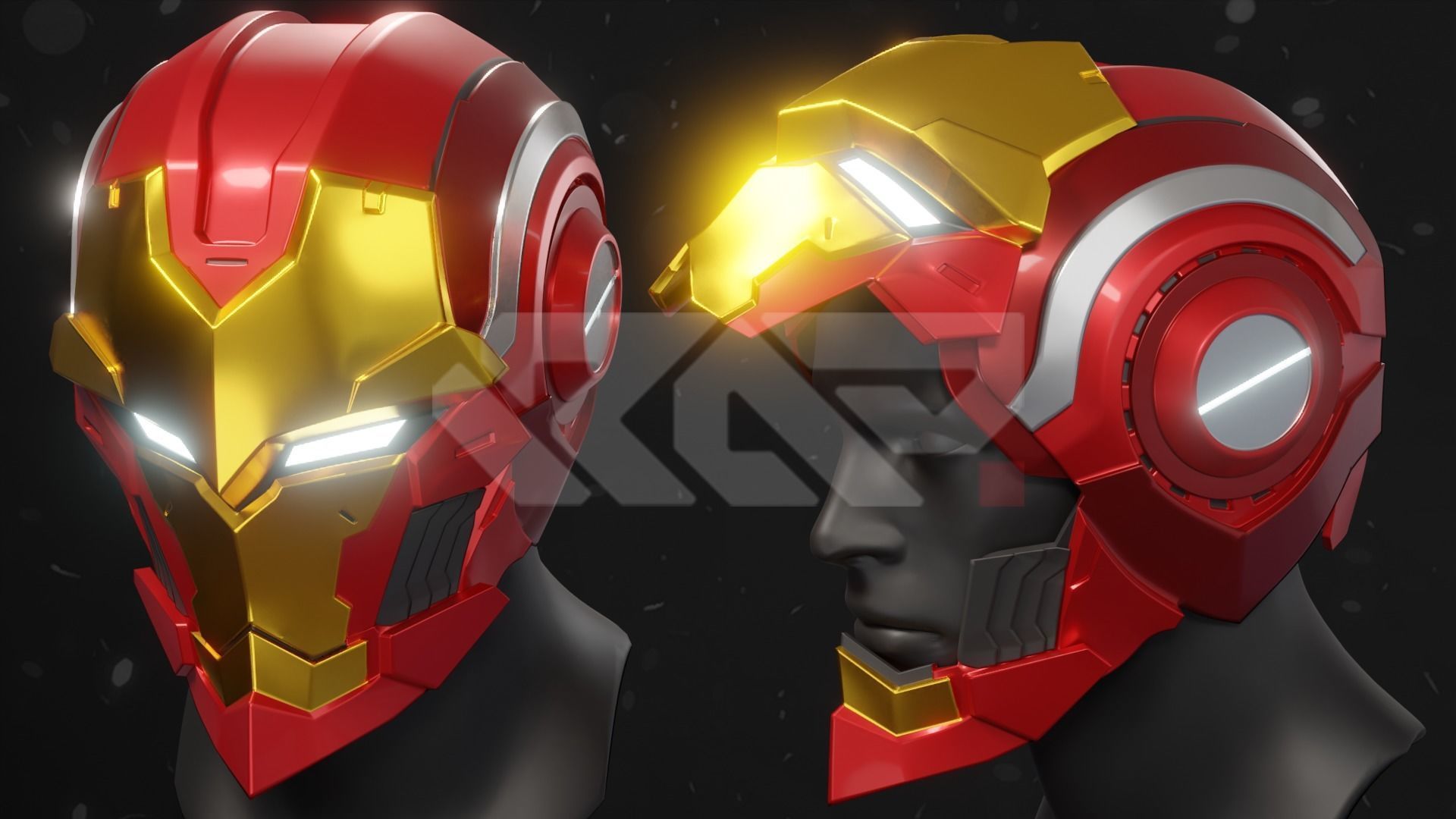 Iron man Tech-on 3D print model_1