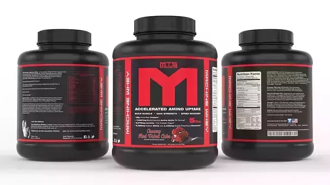 Protein Powder 3D model