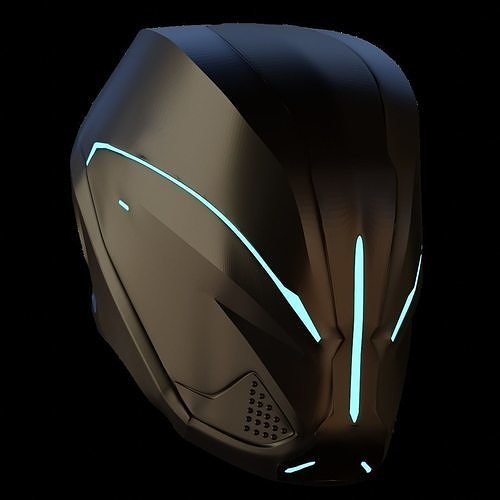 Tron Legacy Quorras helmet 3D print model