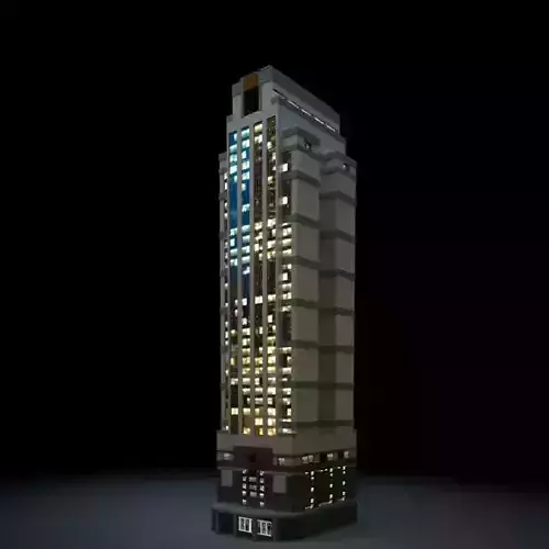 Nighttime Skyscraper