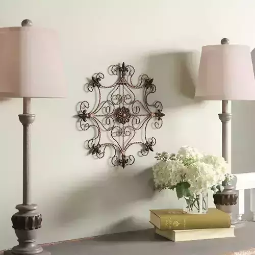 Square Open Edge Metal Wall Decor