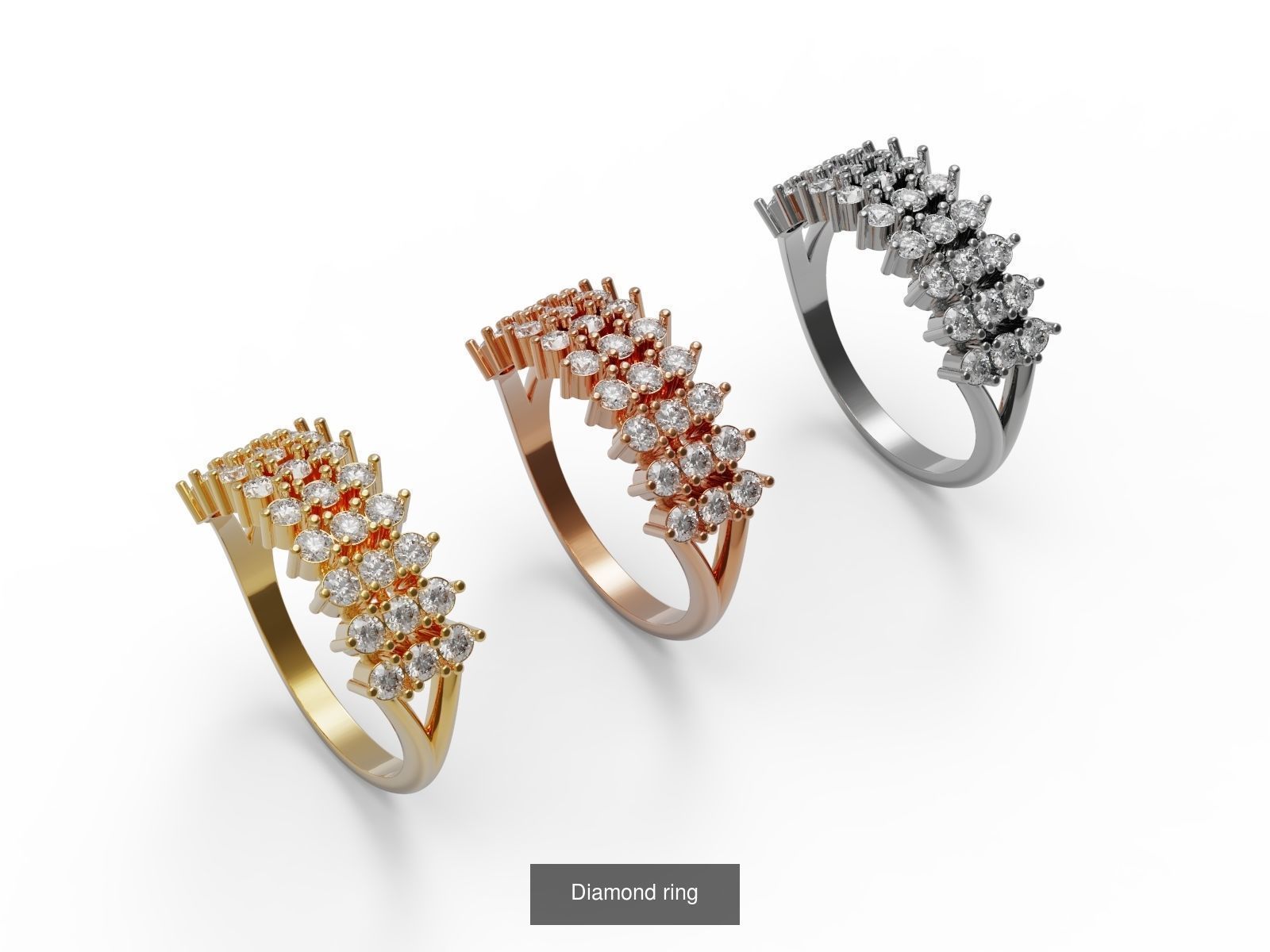 Collection of diamond rings _5