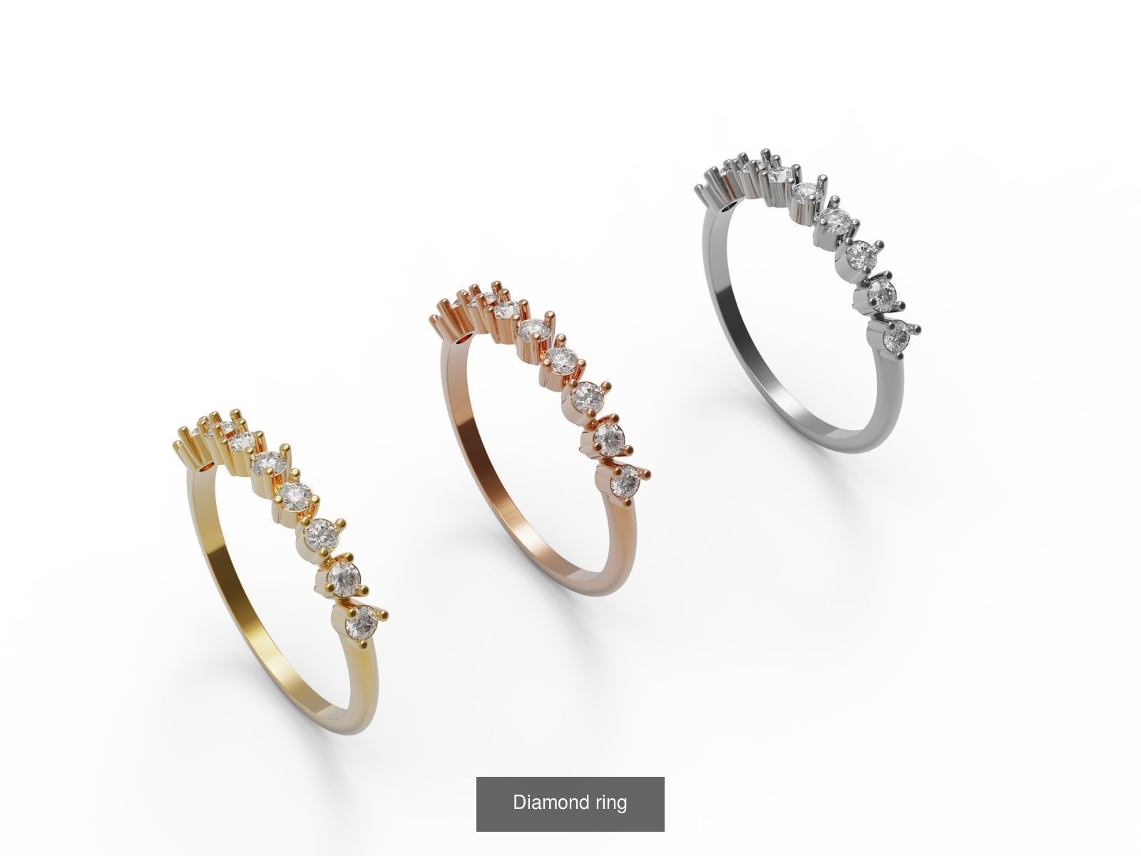 Collection of diamond rings _3
