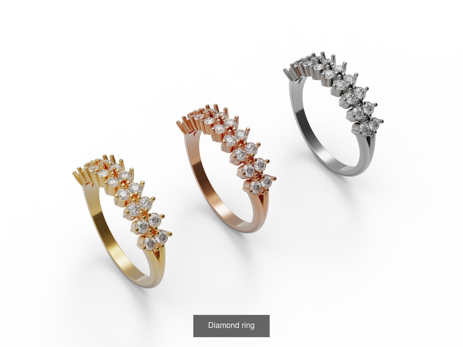 Collection of diamond rings _4