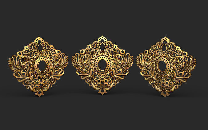Temple Jewelery 007 3D print model
