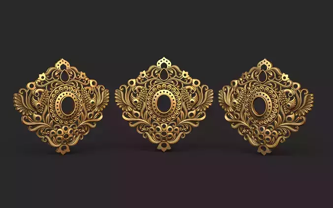 Temple Jewelery 007 3D print model