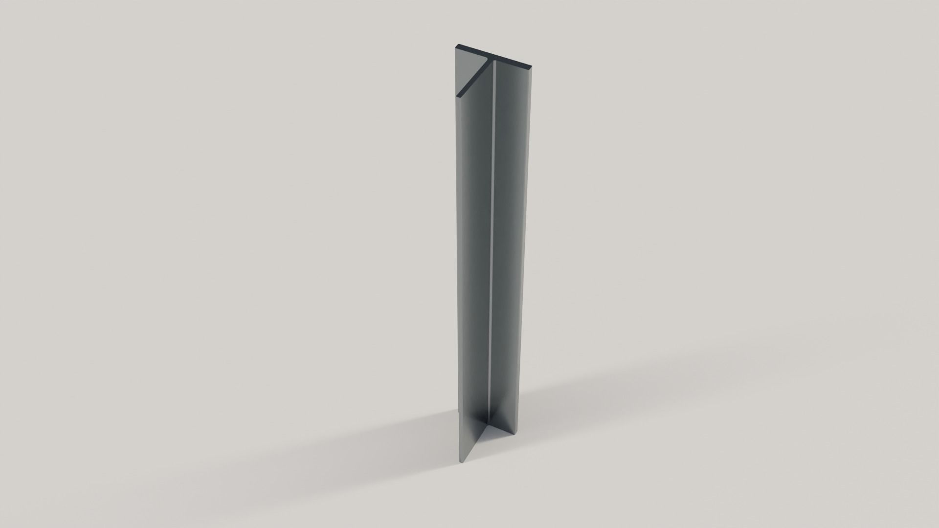 Standard Structural Steel Columns and Beams Low-poly 3D model_12
