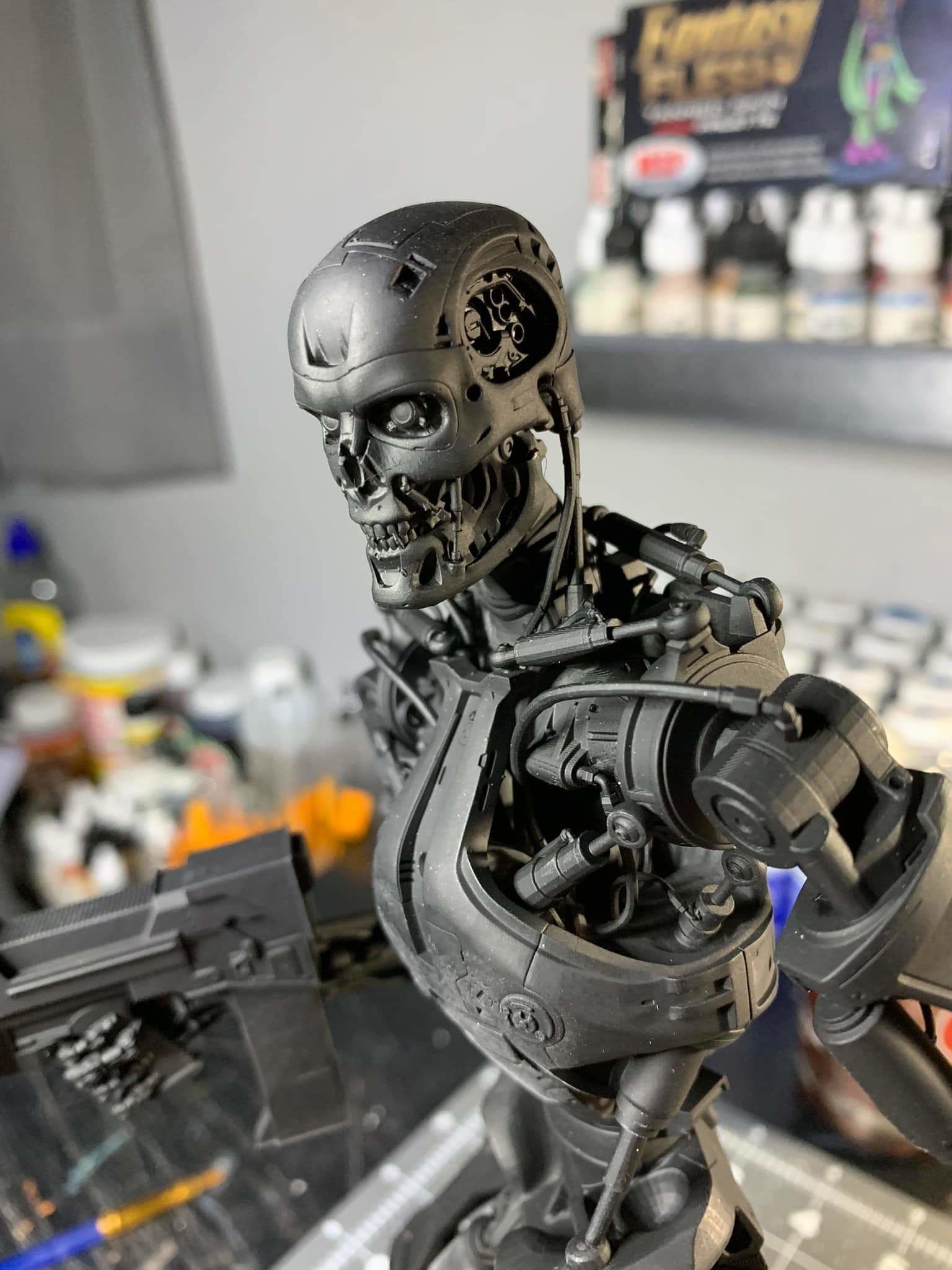 Terminator T-800 Endoskeleton Rekvizit 3D print model_9