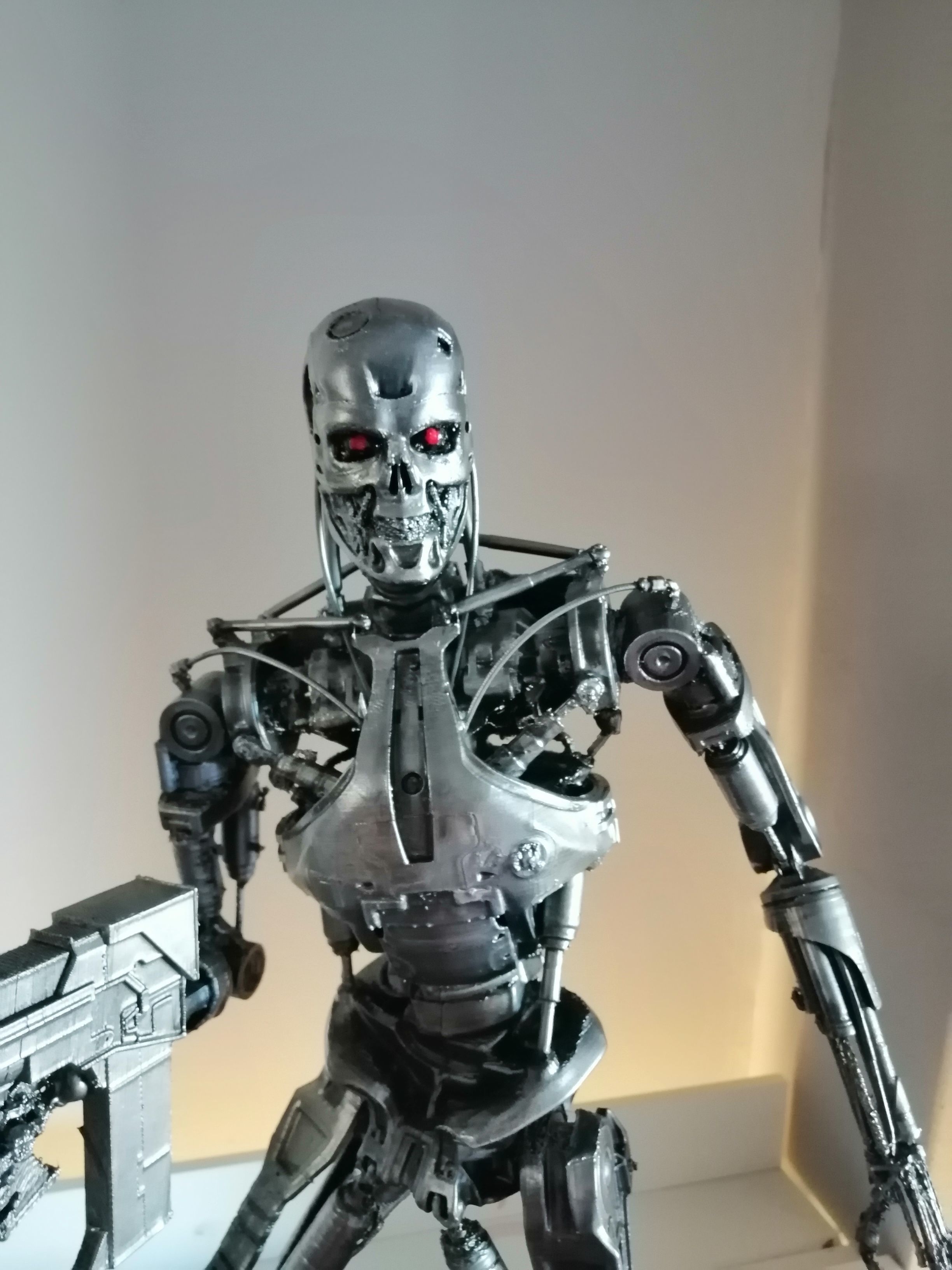 Terminator T-800 Endoskeleton Rekvizit 3D print model_15