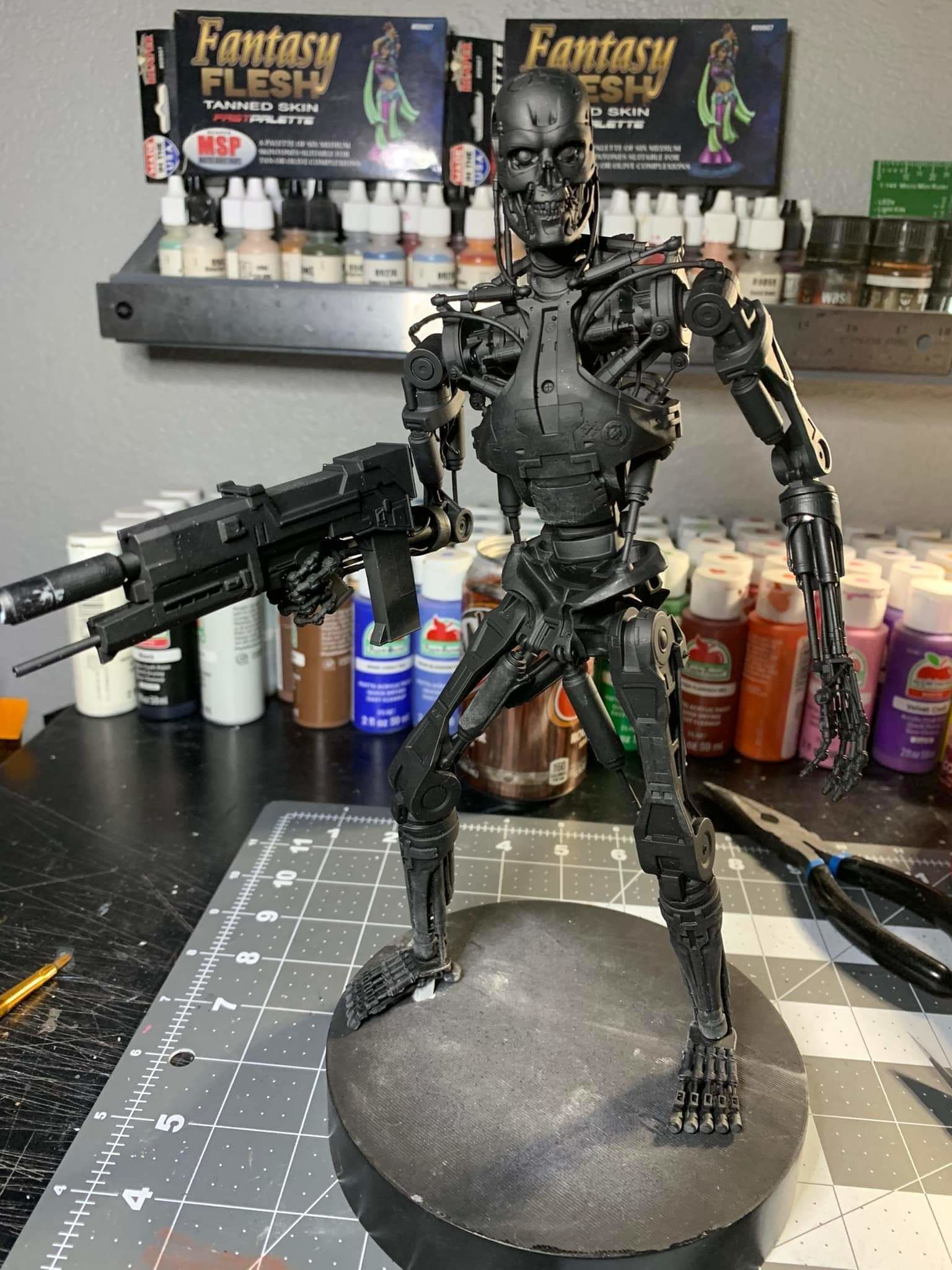 Terminator T-800 Endoskeleton Rekvizit 3D print model_7