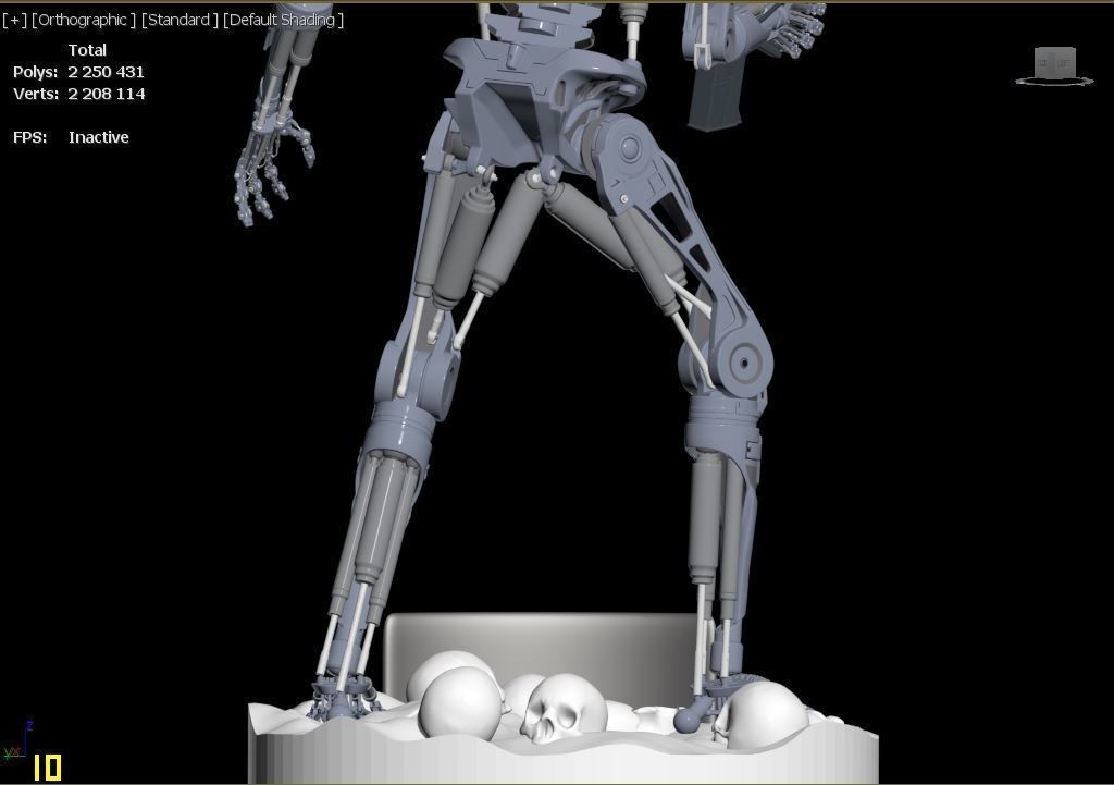 Terminator T-800 Endoskeleton Rekvizit 3D print model_28