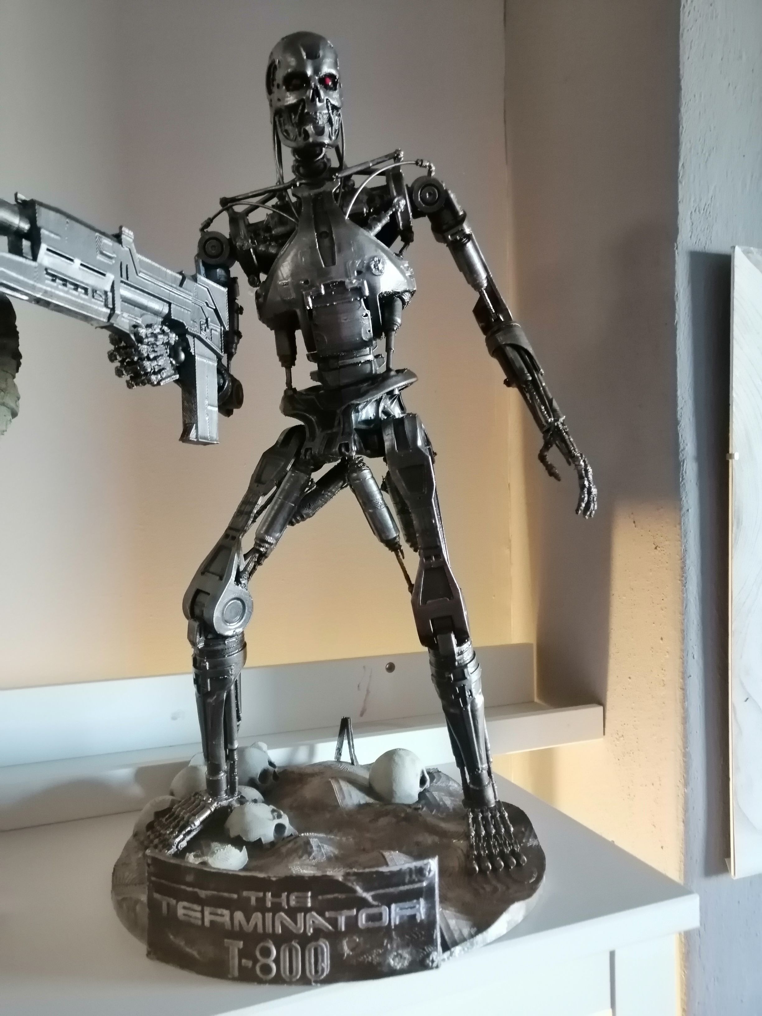 Terminator T-800 Endoskeleton Rekvizit 3D print model_2