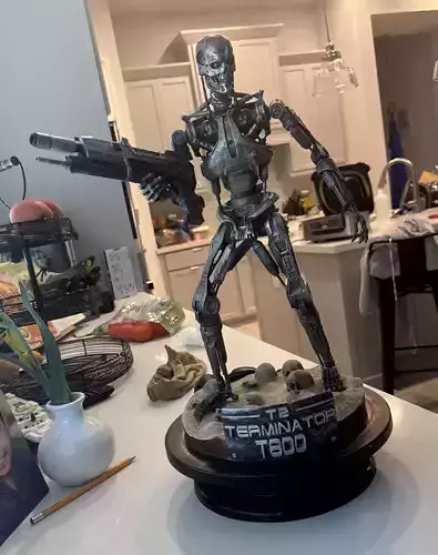 Terminator T-800 Endoskeleton Rekvizit 3D print model