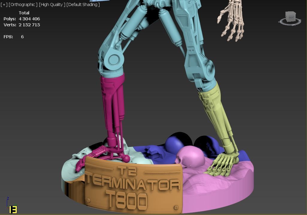Terminator T-800 Endoskeleton Rekvizit 3D print model_34